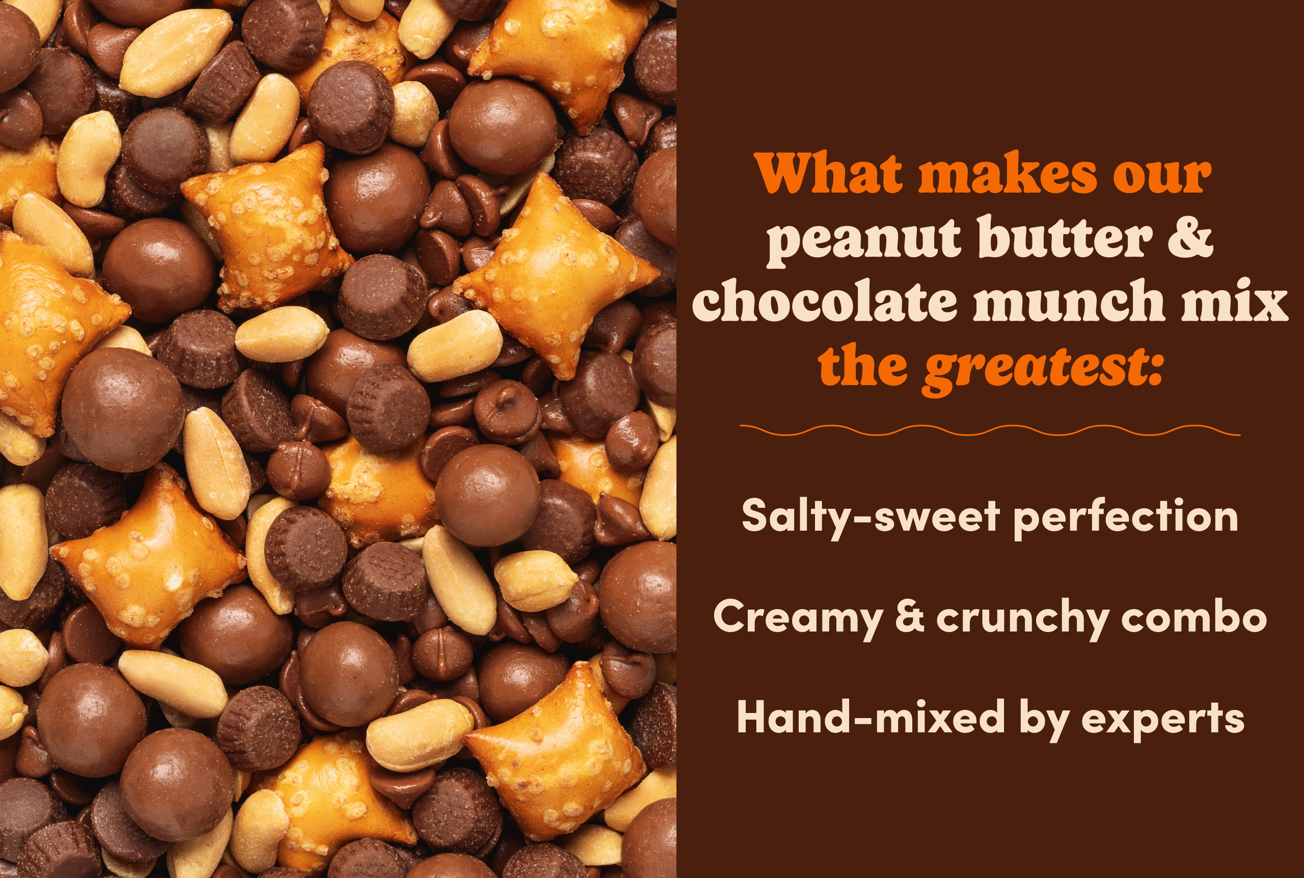 Peanut Butter & Chocolate Munch Mix